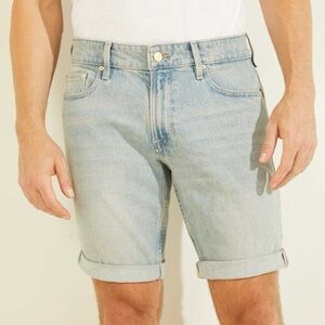 New GUESS Slim Fit Denim Shorts SZ 36